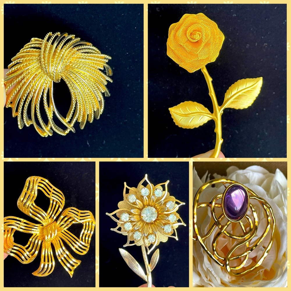 Vintage Lot of Brooches